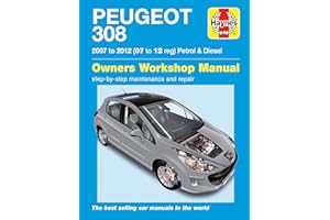Peugeot 308 Petrol & Diesel (07 - 12) Haynes Repair Manual (Paperback)