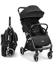 Silla De Paseo MS Keo Ultraligera Y Compacta - Para Bebés Hasta 22 Kg, Plegado En Libro, Color Azul