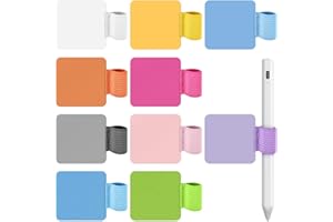 Alethron Stiftschlaufe Selbstklebend, 10 Stück Stifthalter Notizbuch, PU Leder Pen Loop Leuchtturm Stiftschlaufe mit Elastische Schlaufe Stiftehalter für Notizbuch Tagebuch Kalender Tablet 10 Farben
