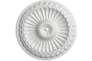 DECOSA Rosace Desire Ø 28 cm - polystyrène - blanc - 1 pièce