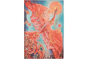 Paperblanks Kalendarz 18-miesięczny 2025, Firebird, mini, poziomy, zapięcie na elastyczną tasiemkę