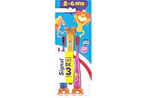 SIGNAL Brosse à dents Enfants 2-6 ans Tripack