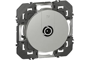 Legrand - Prise TV étoile blindée dooxie finition alu - emballage blister