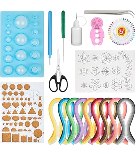 Strisce Per Quilling PATIKIL - 120 Pezzi Da 5mm X 54cm | Carta Per Arte E Fai Da Te | Colore Bianco - Foto 8