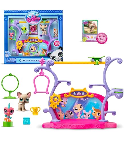 Calendrier De L'Avent Littlest Pet Shop - 24 Surprises Dont 8 Figurines Animaux Et 16 Accessoires