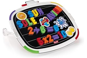 Quercetti - 5341 Tablet Magnetique lettres et chiffres- Loisir Créatif