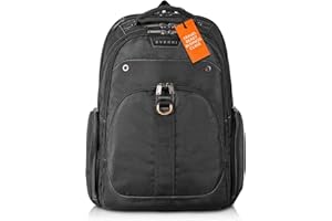 Everki Atlas EKP121, Plecak na Laptopa od 13 do 17 Cali, Czarny