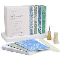Kit Rilegatura Libri 11 Pezzi - Con Piegatore Osso, Ago, Filo Cerato E Punteruolo