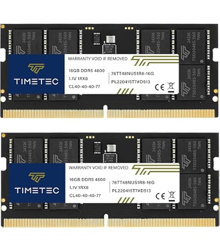 Kingston KVR56S46BS816 16 GB DDR5 5600 MHz Notebook