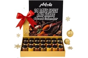 JOLAFUNBS Herbs And Spices Adult Advent Calendar 2025 – 24 Days Christmas Gifts For Women And Men - Gourmet Spices for Cooking Grilling, Rubs, Mixed Spice, Herbs All Purpose Seasoning Xmas Countdown Present