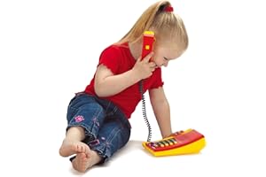 Dantoy 6113 Pushbutton Phone Toy, Multi-Colour, 18 x 19 x 8 cm