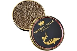 ‎IMPERIAL CAVIAR Imperial Caviar® Fine Beluga - 10g Premium Kaviar Malossol vom Stör - Beluga Kaviar Dose aus Aquakultur - Feinkost Geschenk für Feinschmecker - Frisch & Expressversand