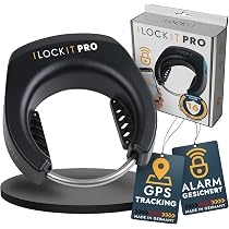 I LOCK IT PRO Fahrradschloss mit 110 dB Alarm und GPS für hohe Sicherheit