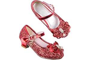 JerrisApparel Dziewczęce buty księżniczki Mary Janes na wesele, urodziny, imprezę