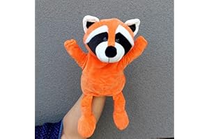 LOMTRATS Marionette a forma di animale per bambini, include lupo, tigre, leone, scimmia con gambe, perfetta per narrazione, insegnamento, prescolare, regali di compleanno