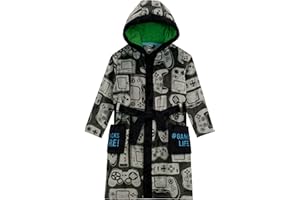 Harry Bear Szlafrok Chłopięcy, Gaming, Piłka Nożna I Dinozaury, Polarowy Szlafrok Dziecięcy, Miękka Bieliźniana Odzież Nocna I Szlafroki Dla Chłopców