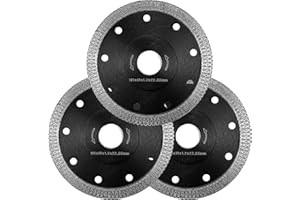 RAINPOP Diamantscheibe 125mm, Professional Diamanttrennscheibe mit hoher Schneidleistung, Trennscheibe Segmentiert für Beton, Stein, Ziegelstein, Marmor, Granit (3er Set)