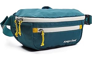 KALGOTEAL Ultraleichte 2,5L Reise-Hüfttasche, große Wasserabweisende Bauchtasche, für Damen und Herren