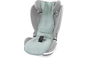 Liebes von priebes COOLAIR Sitzauflage für Autositze Gruppe 1-3 I Atmungsaktive Sommer Sitzeinlage Autositz 9kg-36kg I Sommerbezug, Schonbezug waschbar - schützt den Sitz vor Flecken