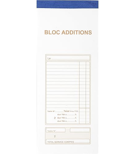 Exacompta - Réf. 96308E - Carton De 50 Blocs Vendeurs 100 Feuillets Numérotés De 1 à 100-2 Coupons 1 Détachable - Pour Kermesse, Loterie, Tombola - Format 6,6x13,5cm - Bande Couleur Violet