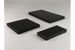 HOMRY Tapis en caoutchouc 300 x 300 mm/10 mm d'épaisseur Tapis anti-vibration pour machine à laver / mixeur haute performance