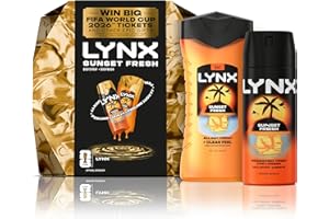 Lynx Gift Set Sunset Fresh Win Big with a body wash and body spray for a chance to win FIFA World Cup 2026™ tickets 2 piece