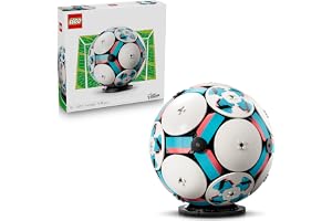 LEGO Editions Fotboll 43019 | Leksak för barn från 10 år, byggset att visa upp, samlarobjekt, rumsdekoration för sportintress