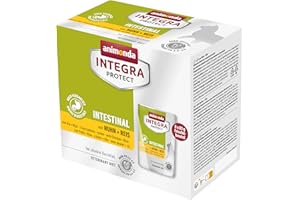 animonda INTEGRA PROTECT Katzenfutter nass Intestinal mit Huhn + Reis (8 x 85g), vom Tierarzt empfohlen bei Durchfall & Erbrechen, mit Veterinären entwickeltes Diätalleinfutter für erwachsene Katzen