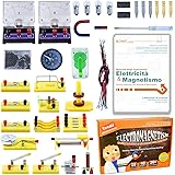 Teenii Esperimenti Kit Scientifico per Bambini dagli 8 ai 16 Anni, Elettricità e Magnetismo Set per Apprendimento del Circuit