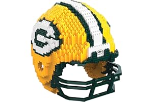 FOREVER COLLECTIBLES UK Foco oficial NFL Green Bay Packers BRXLZ Bricks Casco modelo de juguete