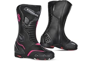 MAXIMO-MOTO Women's Motorcycle Boots Durable Motorbike Shoes, Waterproof Motorcycle Boots for Women, Comfortable