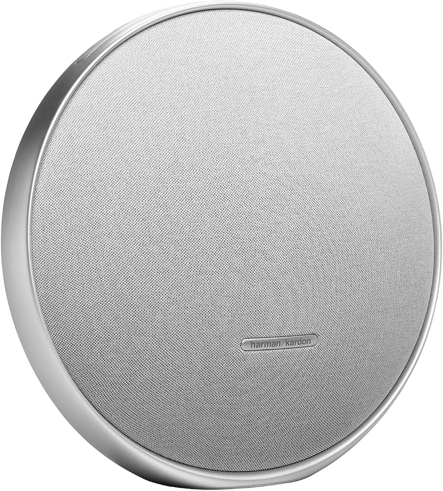 Harman Kardon Onyx Studio9,Bluetooth Hoparlör,Gri | Auracast Çoklu Hoparlör Bağlantısı, Adaptif Kendinden Ayarlama, USB Şarj Bağlantı Noktası, 8 Saat Pil Ömrü