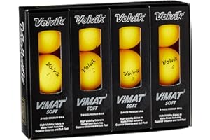 Volvik Unisex Vimat piłka golfowa, żółta, jeden rozmiar