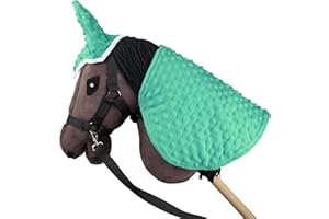 SKIPPI Couverture et Bonnet pour Hobby Horse - Menthe, Hobby Horse Accessoire