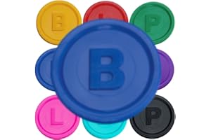 Jetons marqués avec la lettre B, P ou L - 14 couleurs disponibles - SchwabMarken