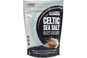 Celtic Sea Salt 750g - Celtic Coastal | Premium Celtic Salt with 82 Minerals - Hand Harvested Light Grey Celtic Salt | Great for Cooking, Baking, Pickling, Finishing