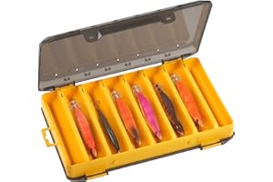 VORAGA Plastica Panaro Scatola Pesca 184, per Trasportare, Proteggere e Organizzare Le tue Esche Artificiali, Giallo, Dimensioni Esterne 275 x 185 x H48 mm