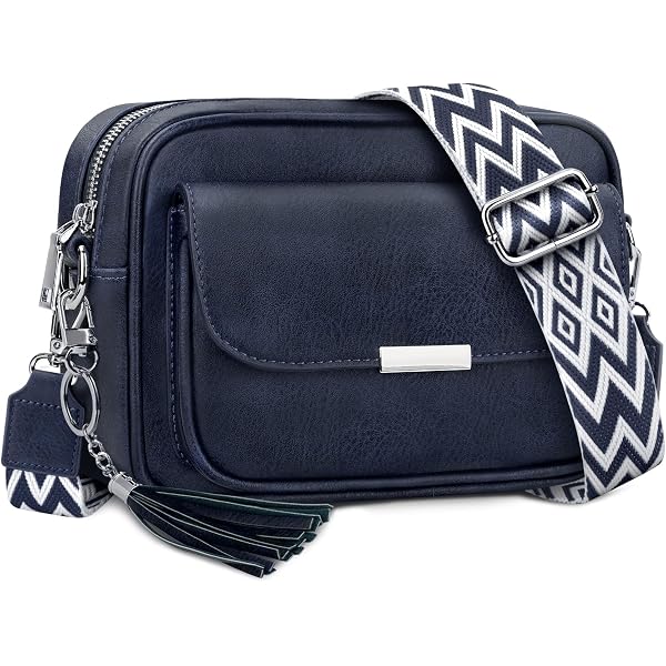 thumbnail: HILAEX Crossbody Tas Dames PU Leder - Verstelbare Schoudertas Met RFID Bescherming