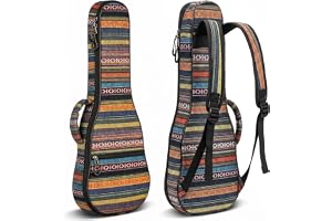 CAHAYA ukulele väska 26 tum gigiväska ukulele fodral bomull nylon 9 mm vadderad ukuleleväska CY0131-3