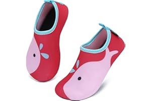 SAGUARO Bambini Ragazze Scarpe da Mare Spiaggia Scarpette da Acqua Scarpe da Immersione per Sportive Acquatici Nuotare Water Shoes Taglia 20-37 EU
