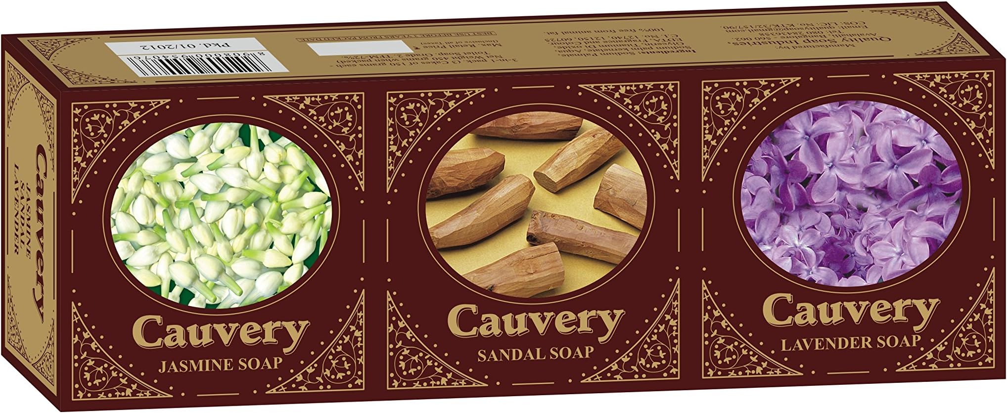 Jasmine/Sandal/Lavender Soap 3-in-1