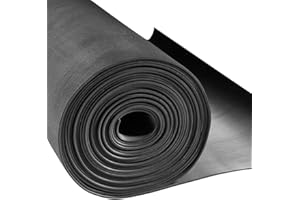 ‎NORD-INDUSTRIEGUMMI Nord-Industriegummi Kabelschutzmatte mit Gewebeeinlage [50 cm x 10 m] - Stärke 3 mm - wetterfeste Kabelmatte für Veranstaltungen, Bühne - Gummi Feinriefenmatte Outdoor für Kabel und Schläuche