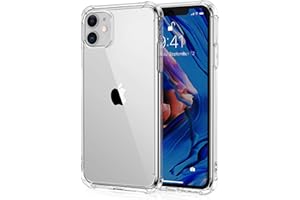Uluck Hülle kompatibel mit iPhone 11, kristallklarem Anti-gelben Ultra Slim Soft TPU Silikonschockdicht, Anti-Kratzer-Telefon-Hülle-Reiner klar (6,1 Zoll)