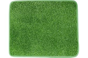 DQIUNAX Hundetoilette, Hundetoilette Balkon, Kunstrasen Balkon Wetterfest, Rasenteppich, Waschbar Hundetoilette Hunde Welpenklo Leicht Reinigen Trainingsunterlagen Mit Kunstrasen FüR Balkon Zuhause Wohnung ﻿