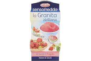 JNHCD Senso Freddo Granita Fragola - Pacco da 12 Pezzi