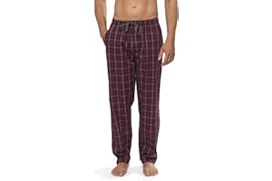Moonline - Herren Webhose Freizeithose Loungewear aus 100% Baumwolle