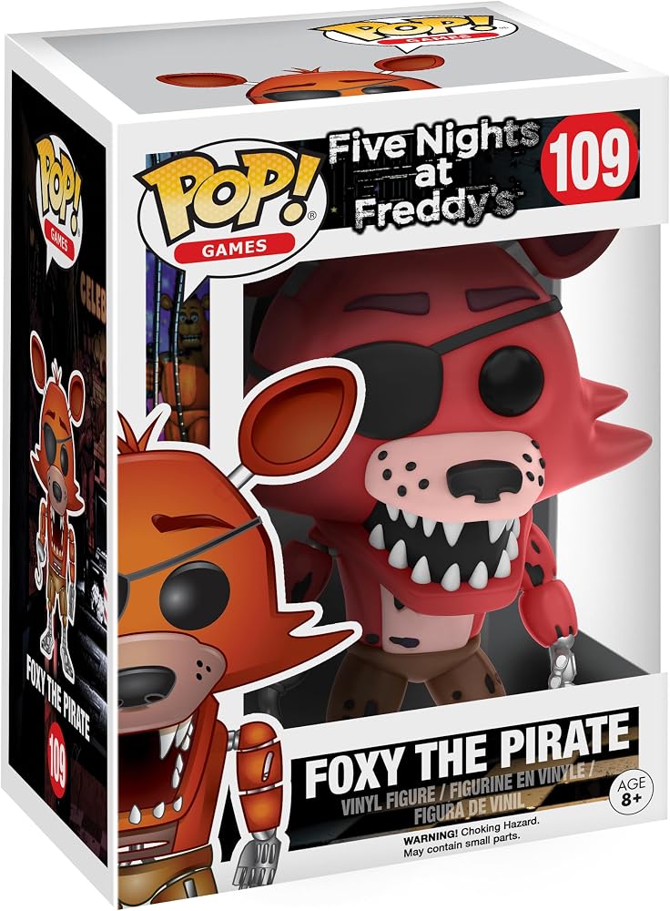 Funko 11032-PX-1C4 Five Nights at Freddy's S1 The Pirate POP Vinylfigur: FNAF: Foxy, Multi
