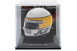 OPO 10 - Formula 1 Helmet Compatible with Ferrari F1: Jody Scheckter 1979-1/5 Scale - CAS19