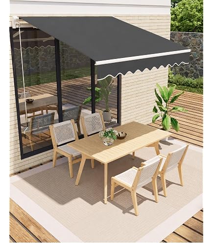 blumfeldt markisen CloudShade Markise – Elektrische Gelenkarmmarkise mit App & Fernbedienung, UV 30+ & Regenschutz, Einstellbarer Neigungswinkel, Aluminiumrahmen, Einfache Wandmontage, 250 cm Breit, Dunkelgrau Garten NewSize:Youth 8-12:EyeSize_52 Farbe:Fossilgrün (RAL7033) Wilier Verticale SLR 2026