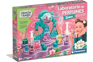 Clementoni - Nuevo Laboratorio de Perfumes - Juego de Experimentos Educativo para Niños - Fabrica Tus Propios Perfumes y Cosméticos - Aprende Ciencia Divirtiéndote - A Partir de 8 Años - 55569